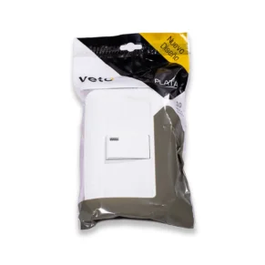 Interruptor de Luz Veto Línea Plata